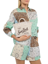 Carica l'immagine nel visualizzatore di Gallery, Borsa vanity mini in lino