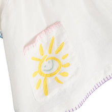 Carica l'immagine nel visualizzatore di Gallery, Blusa svasata con ricamo