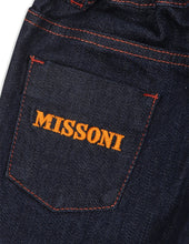 Carica l'immagine nel visualizzatore di Gallery, Jeans neonato con ricamo