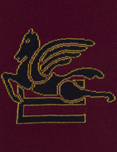 Carica l'immagine nel visualizzatore di Gallery, Sciarpa e berretto con motivo Pegaso