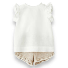 Carica l'immagine nel visualizzatore di Gallery, Completo neonata due pezzi in lino