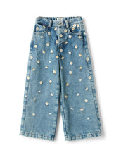 Carica l'immagine nel visualizzatore di Gallery, Jeans a palazzo con ricami