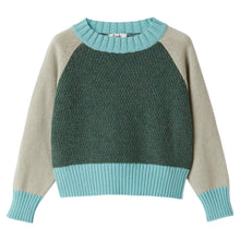 Carica l'immagine nel visualizzatore di Gallery, Maglione in lana tricolore