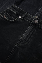 Carica l'immagine nel visualizzatore di Gallery, Abito camicia in denim con gonna removibile