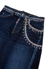 Carica l'immagine nel visualizzatore di Gallery, Jeans relaxed con applicazioni gioiello - Loose Twist