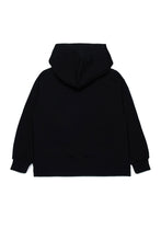 Carica l'immagine nel visualizzatore di Gallery, Felpa nera con cappuccio