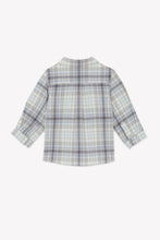 Carica l'immagine nel visualizzatore di Gallery, Camicia neonato in cotone a scacchi