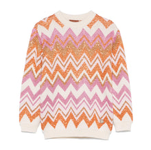 Carica l'immagine nel visualizzatore di Gallery, Maglione con motivo chevron