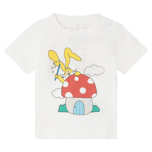 Carica l'immagine nel visualizzatore di Gallery, T-shirt girocollo grafica coniglietto mago