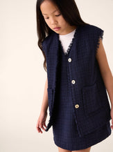 Carica l'immagine nel visualizzatore di Gallery, Gilet smanicato in tweed