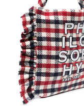 Carica l'immagine nel visualizzatore di Gallery, Philosophy Kids borsa tote a quadri