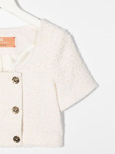 Carica l'immagine nel visualizzatore di Gallery, Elisabetta Franchi La Mia Bambina Giacca doppiopetto crop