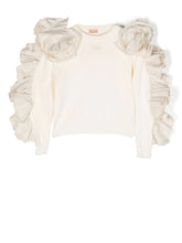 Carica l'immagine nel visualizzatore di Gallery, Elisabetta Franchi La Mia Bambina Maglione con ruches