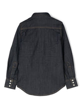Carica l'immagine nel visualizzatore di Gallery, Dsquared2 Kids Camicia denim a maniche lunghe