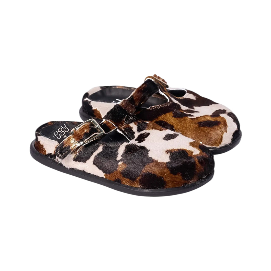 Slippers mary jane in cavallino cow