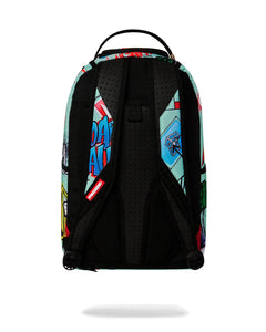 ZAINO SPRAYGROUND MONOPOLY GAME TAG DLXSR BACKPACK VERDE