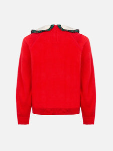 Maglione Calia JR Snoopy bow patch