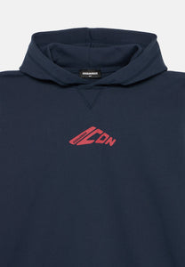 Felpa blu slouch fit ICON