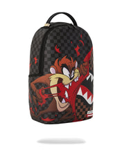 Carica l&#39;immagine nel visualizzatore di Gallery, ZAINO SPRAYGROUND LOONEY TUNES TAZ TEAR UP DLXSV BACKPACK NERO
