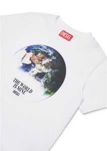 T-shirt con stampa Earth