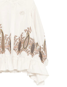 Camicia con stampa paisley
