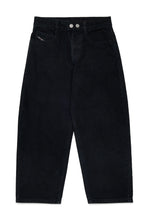 Carica l'immagine nel visualizzatore di Gallery, Jeans in denim nero relaxed fit - D-Devon
