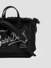 Carica l'immagine nel visualizzatore di Gallery, Borsa vanity mini in velluto nero
