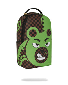 ZAINO SPRAYGROUND GREEN BEAR FACE