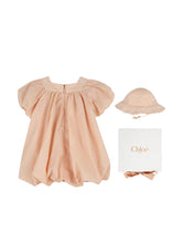 Carica l'immagine nel visualizzatore di Gallery, Set pagliaccetto e cappello neonata
