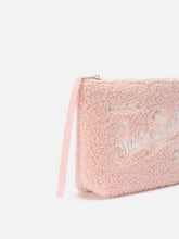 Carica l&#39;immagine nel visualizzatore di Gallery, POCHETTE ALINE TEDDY IN SHERPA ROSA

