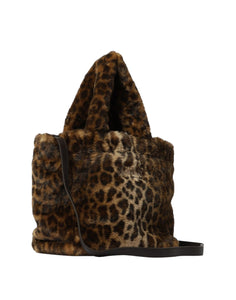 BORSA COLETTE SOFT FUR LEOPARD