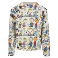 Carica l&#39;immagine nel visualizzatore di Gallery, Maglione girocollo bianco da bambino Douglas con stampa della squadra Peanuts | SNOOPY PEANUTS SPECIAL EDITION
