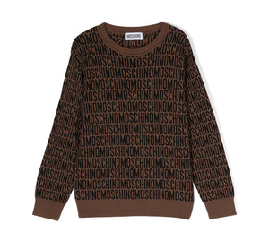 Maglione con logo monogram