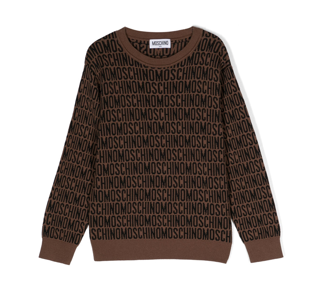 Maglione con logo monogram