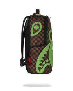 ZAINO SPRAYGROUND GREEN BEAR FACE