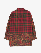 Carica l'immagine nel visualizzatore di Gallery, Camicia a quadri con stampa Paisley
