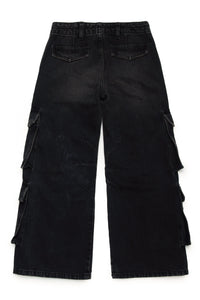 Jeans straight nero - D-Sire Cargo