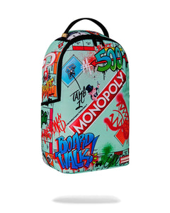 ZAINO SPRAYGROUND MONOPOLY GAME TAG DLXSR BACKPACK VERDE