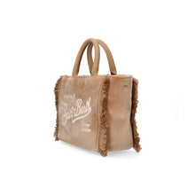 Carica l&#39;immagine nel visualizzatore di Gallery, Borsa vanity mini in velluto beige
