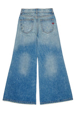 Carica l'immagine nel visualizzatore di Gallery, Jeans flare fit effetto vissuto - D-Aromy
