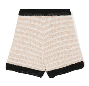 Shorts con bordi sfrangiati