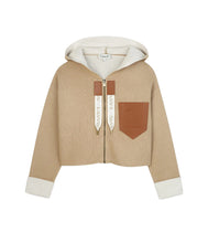 Carica l&#39;immagine nel visualizzatore di Gallery, Maglia cropped con zip
