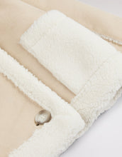 Carica l&#39;immagine nel visualizzatore di Gallery, Giubbotto effetto shearling

