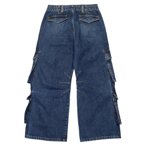 Jeans straight scuro sfumato - D-Sire Cargo