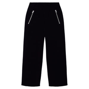 Pantaloni in felpa con zip oblique