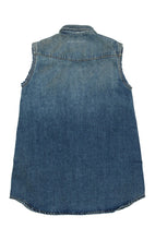 Carica l'immagine nel visualizzatore di Gallery, Abito in denim smanicato
