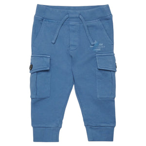 Pantaloni cargo in felpa con Maple Leaf