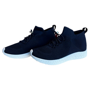 Sneakers ultraleggere a calzino blu