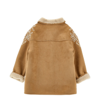 Carica l'immagine nel visualizzatore di Gallery, Ecomontone shearling con ricami
