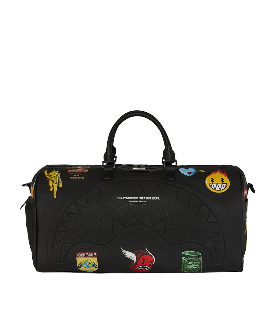 Borsa da viaggio Sharkmouth Embossed
